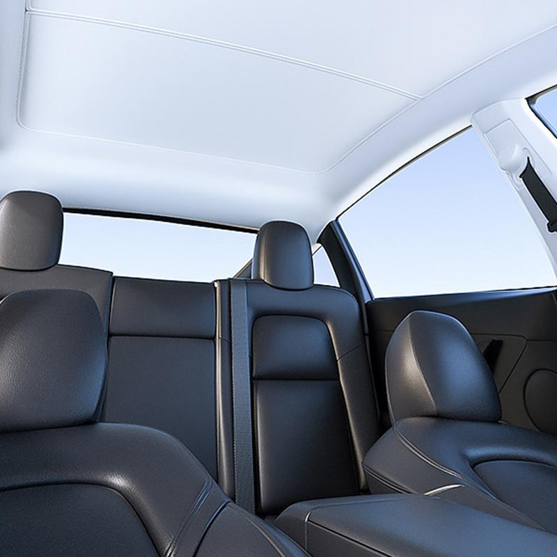 Auto Sunroof Sun Shade For Tesla Model 3/Y Quick Install Car Sunshade Heat Resistant Car Sun Visor Vehicle Accessories