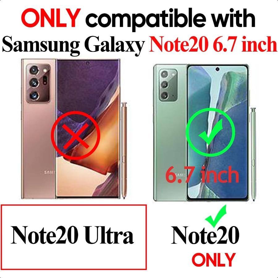 

LeYi Совместимый для Galaxy Note20 Чехол [ ]: Чехол для Samsung Galaxy Note 20 с многослойной усиленной защитой 3 в 1, полная красная защита P United States