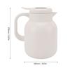 Insulated Teapot Vacuum Insulated Tea Pot Stainless Steel Infuser Temperature Digital Display Leak Proof 1500ml for Beverage