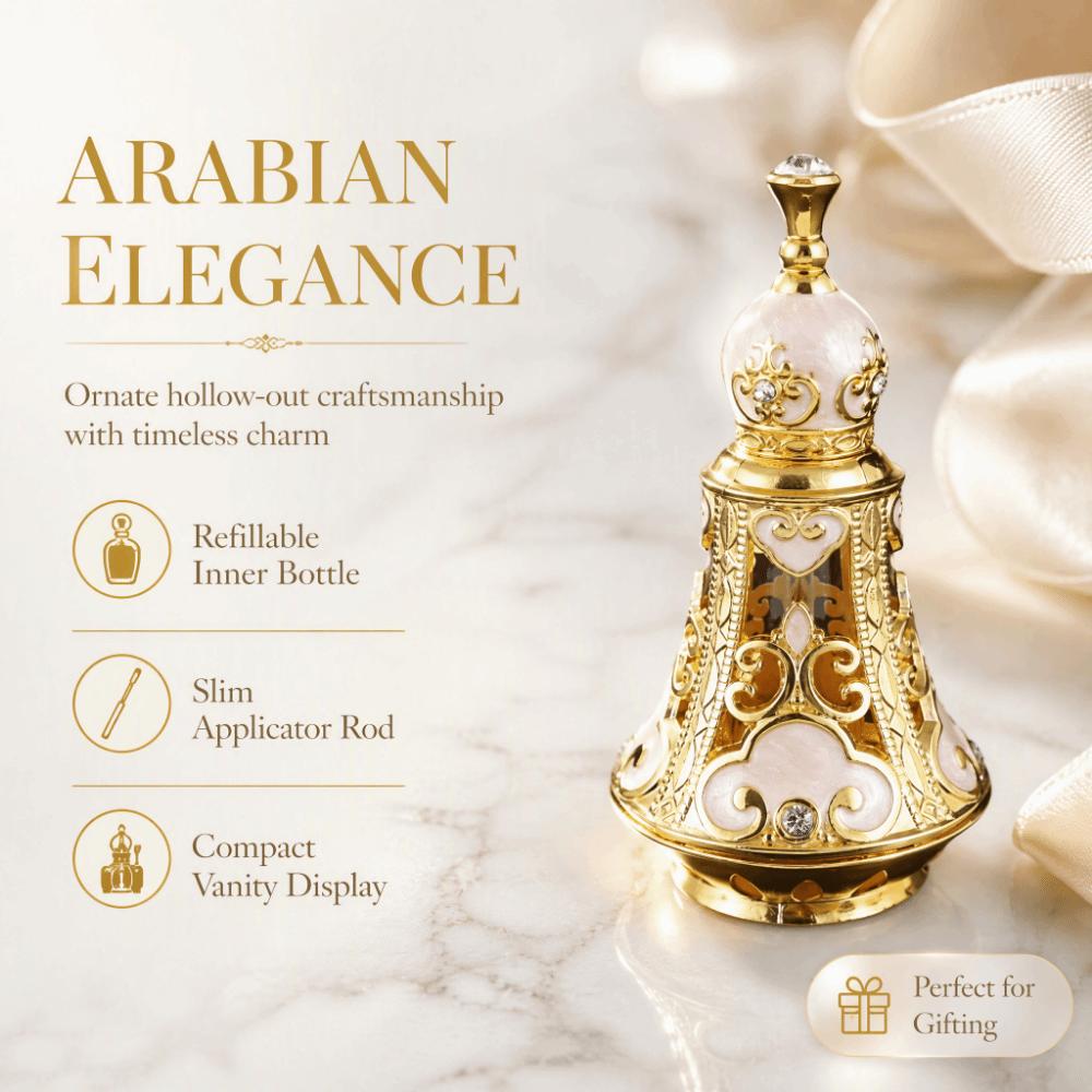 Refillable Decorative Fragrance Bottle Glass Fragrance Bottle Vanity Dresser