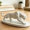 Animal Figure Home Accent with Base, Display Piece for Desk Shelf Office and Living Room Indoor Arrangements Daily