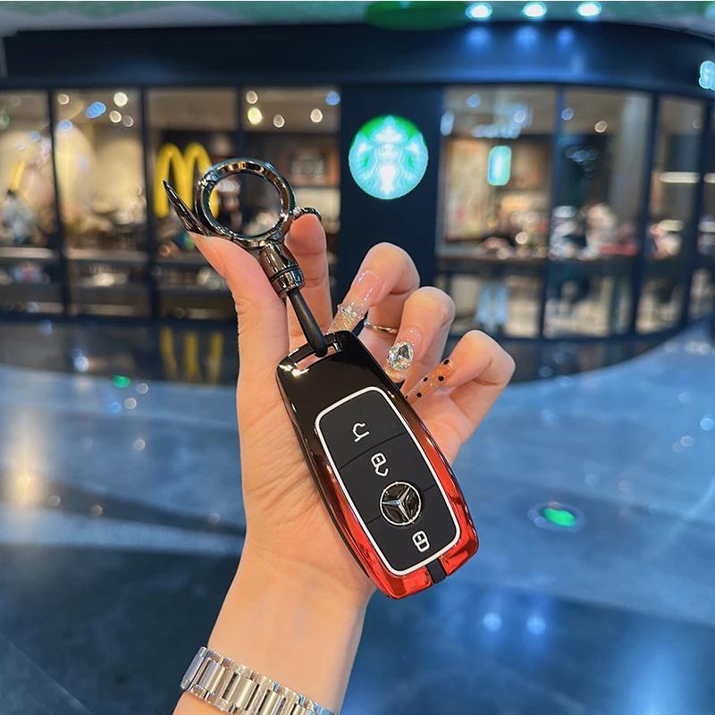 VFO1 For Mercedes Benz A C E S G Class GLC GLS W177 W205 W213 W222 X167 AMG Remote Car Key Case Cover Fob