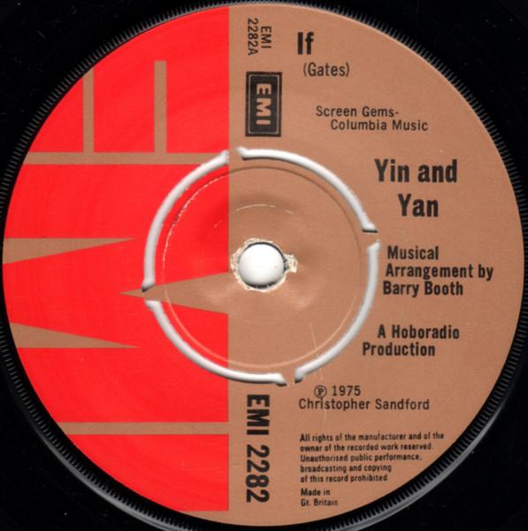 

7inch Record YIN YAN If EMI2282 EMI 1975 UK Pop Used