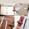 System Notebook Bible Size Genuine Leather 6 Holes Ring Notebook Cover Vegetable Tanned Leather Binder Pen Holder Card Pocket Included Systemy1 STC1