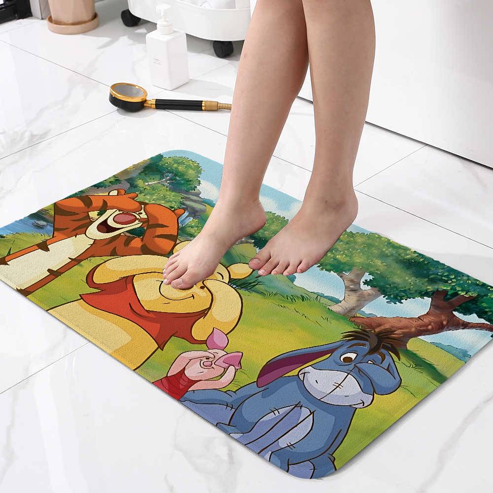 W-Winnie The P-Pooh Cute Carpet For Living Room Sofa Decor Modern Rug Floor Mat For Men Bedroom Durable Area Rugs