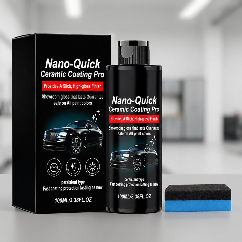 Nano Ceramic Coating Kit: Universal Car Paint Protection and Shine Enhancer