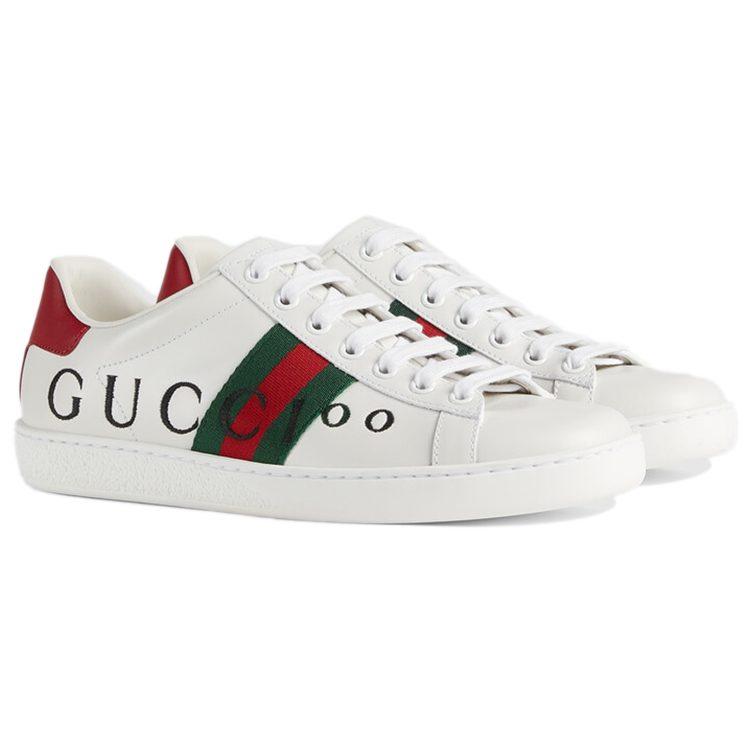 Gucci Wmns Ace 'GUCCI 100 Print' Women's 677718 0FI60 9063