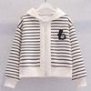 Spring Autumn Girls Hooded Sweatshirt Soft Comfortable Outerwear for Kids