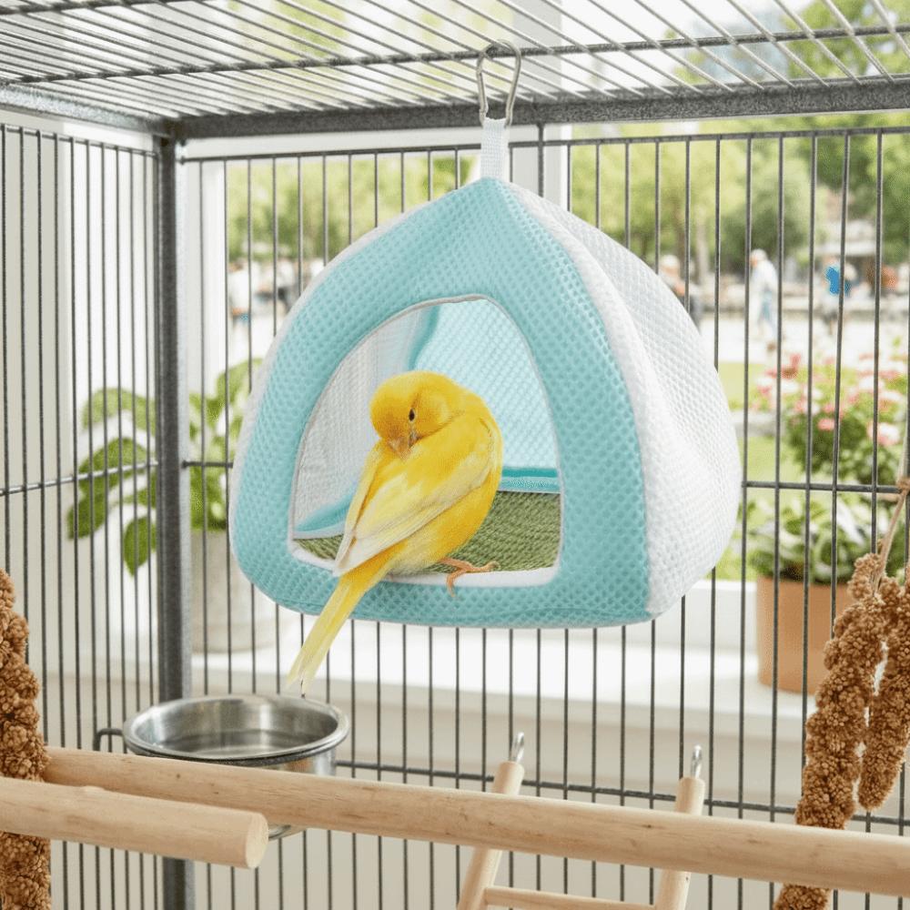 Breathable Mesh Parrot Sleeping Tent Soft Parrot Birdhouse Bird Nest Bed Hanging Bird Nest  Summer