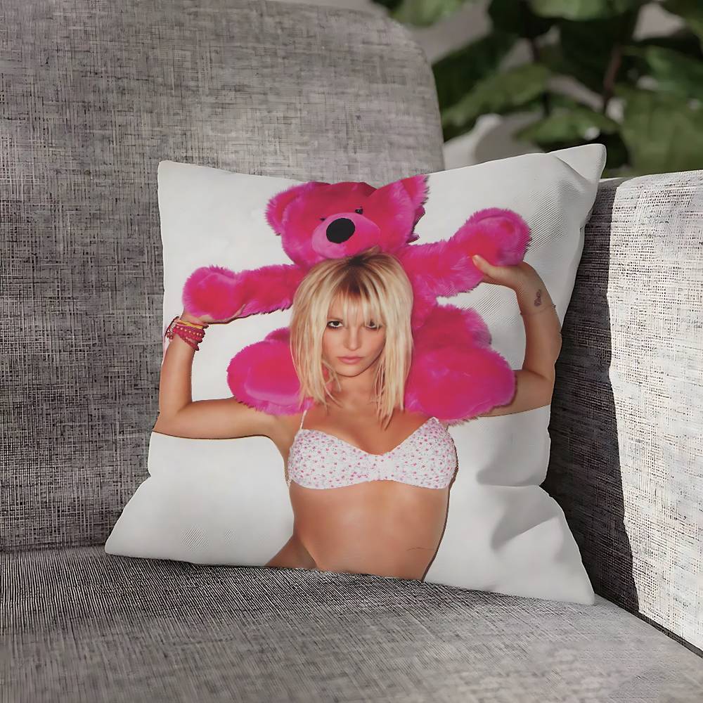 B-Britney S-Spears Pillow Case For Sofa Decor Car Office Room Printing Cushion Cover Decorations and Protector