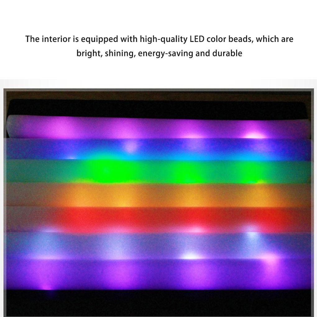 LED Glow Sticks Concert Foams Stick Tube Light Lighting Colorful Luminous Festival for Xmas Wedding Bar Supply