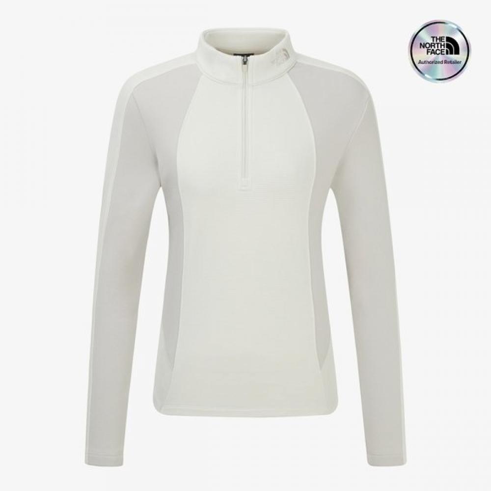 The North Face Women S Long Sleeve Top Cream Nt7lr82c CREAM/085