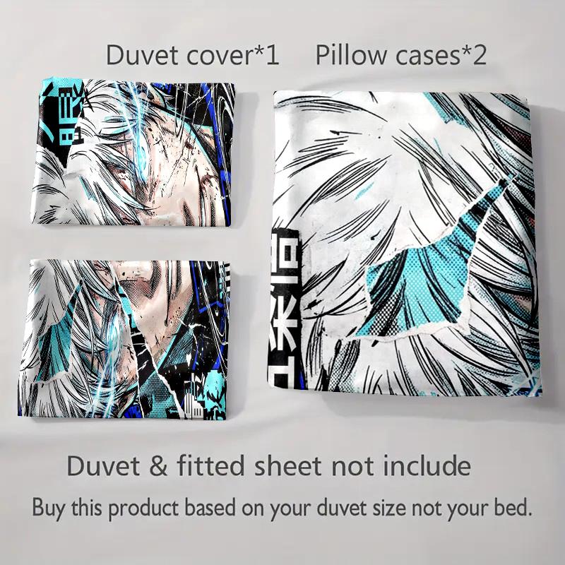 Anime Character Design. Bedding Duvet Cover Sets Duvet Covers Pillowcases Gifts (1 * Duvet Cover 2 * Pillowcases, Without Duvet Insert)