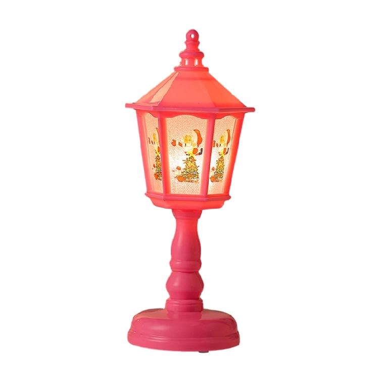 

Christmas LED Light Ornaments Wind Lanterns Night Lamp for Home Bedroom Party рожевий