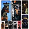 Black Dachshund Doberman Cover For Samsung Galaxy S23 S22 S24 Ultra S21 Plus S20 FE Phone Case S10 + S10E S9 S8 Print Coque