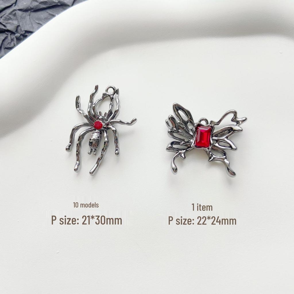 Dunkel Süßes Herz Rose Kreuz Legierung Anhänger für DIY Armband/Halskette