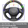 Hand Sewing Car Steering Wheel Wrap Braid on the Steering wheel For Toyota C-HR CHR 2016 2017 2018 2019 2020 Auto Accessories