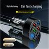 120W Multi-Port USB Car Charger - 1-to-6 Fast Charging Adapter