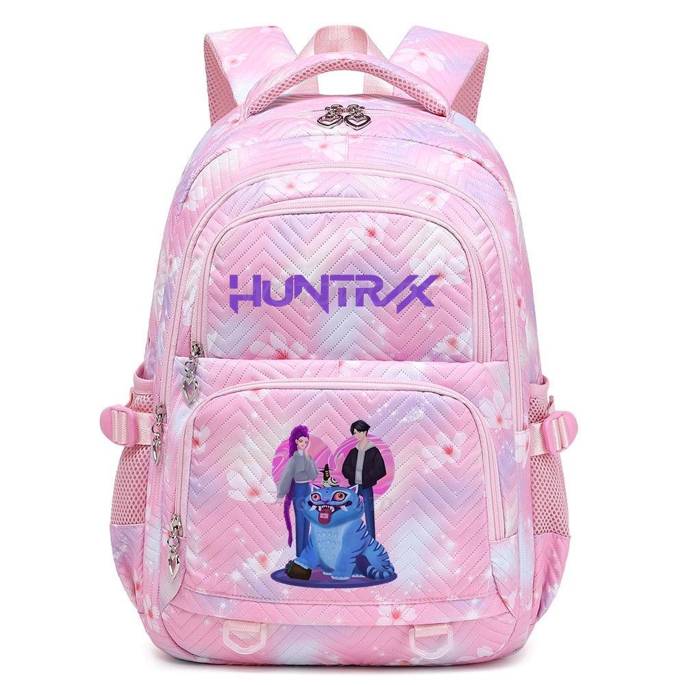 Kpop Demon Hunter Girl Group Trendy Lightweight School Backpack - Large Capacity, Double Shoulder, Korean Style