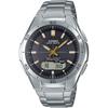 Casio Waveceptor Solar Radio-Controlled Watch WVA-M640D-1A3JF Men's Silver Stainless Steel