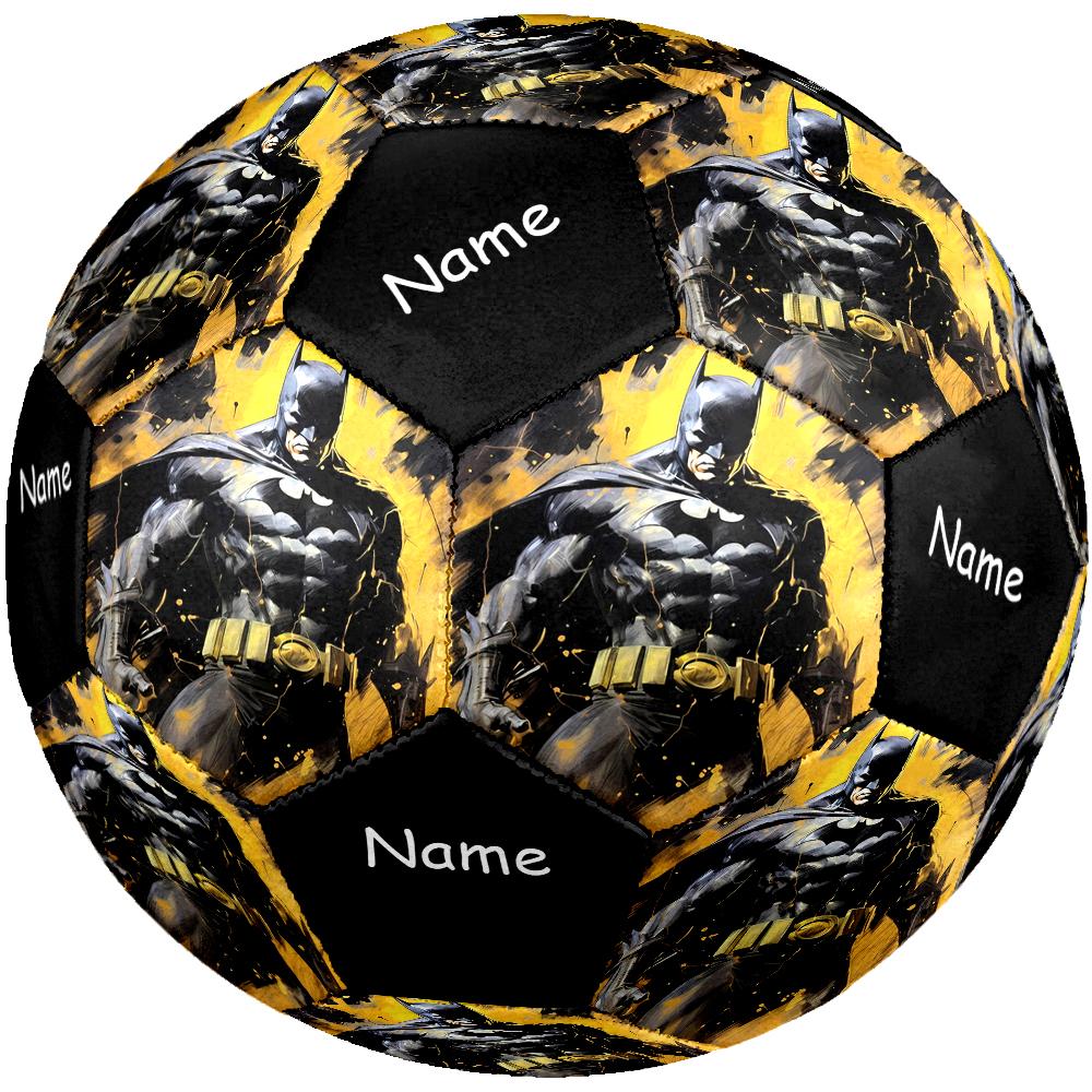 Custom Name Batman Theme Size 5 Soccer Ball, Suitable for Both Indoor and Outdoor Matches, a Gift Suitable for Everyone.