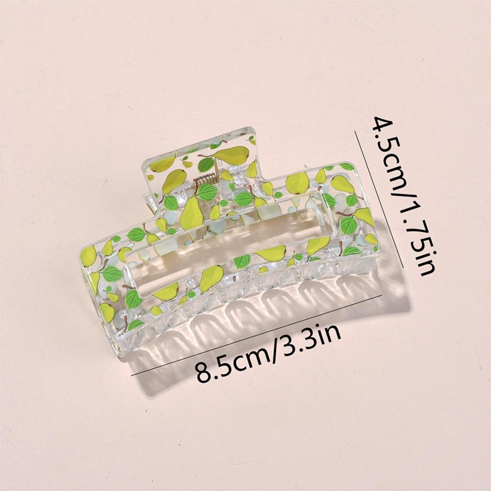 Plastic Shark Clip Cute Fruits Hair Clip Fashion Hairpins  Summer
