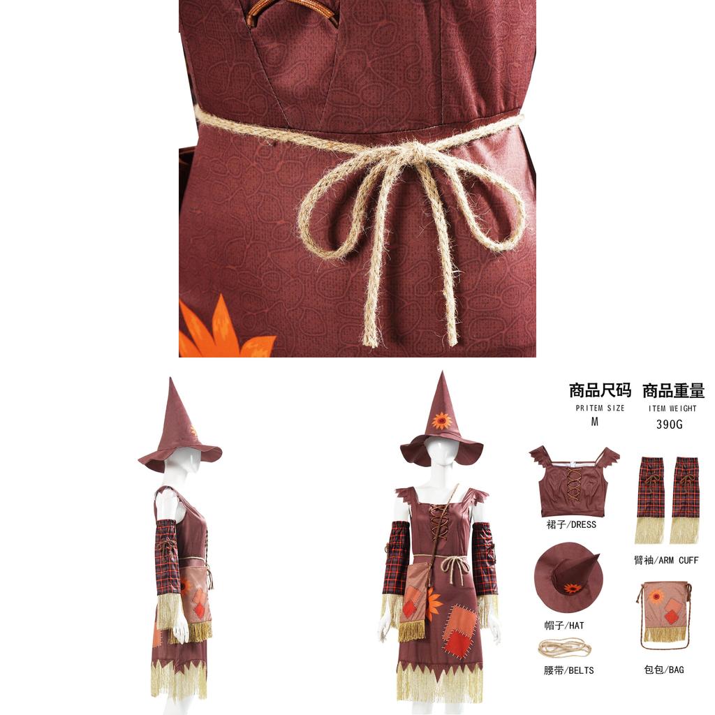 Halloween Kostüm Vogelscheuche Kleid Für Cosplay Und Party-Events