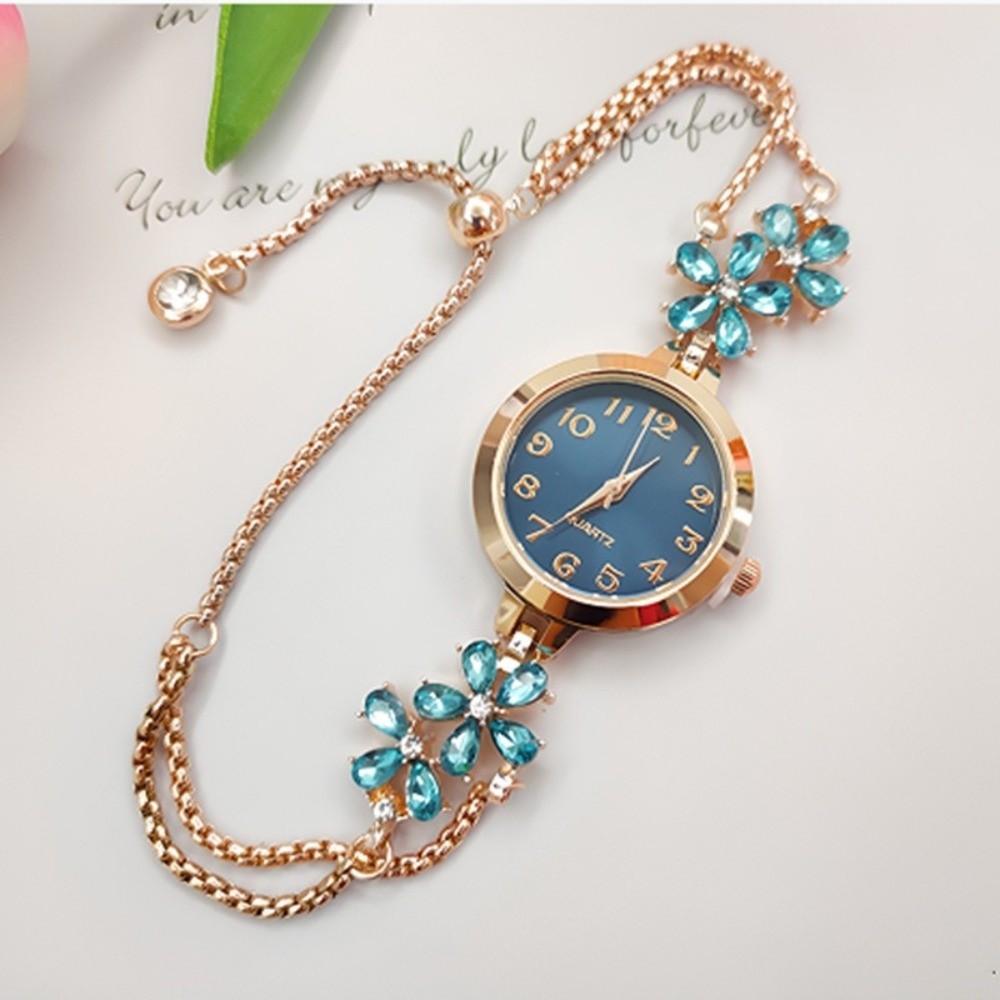 Waterproof Bracelet Watch Adjustable Luxury Wrist Watch Light Luxury Diamond Watch  Gift Giving