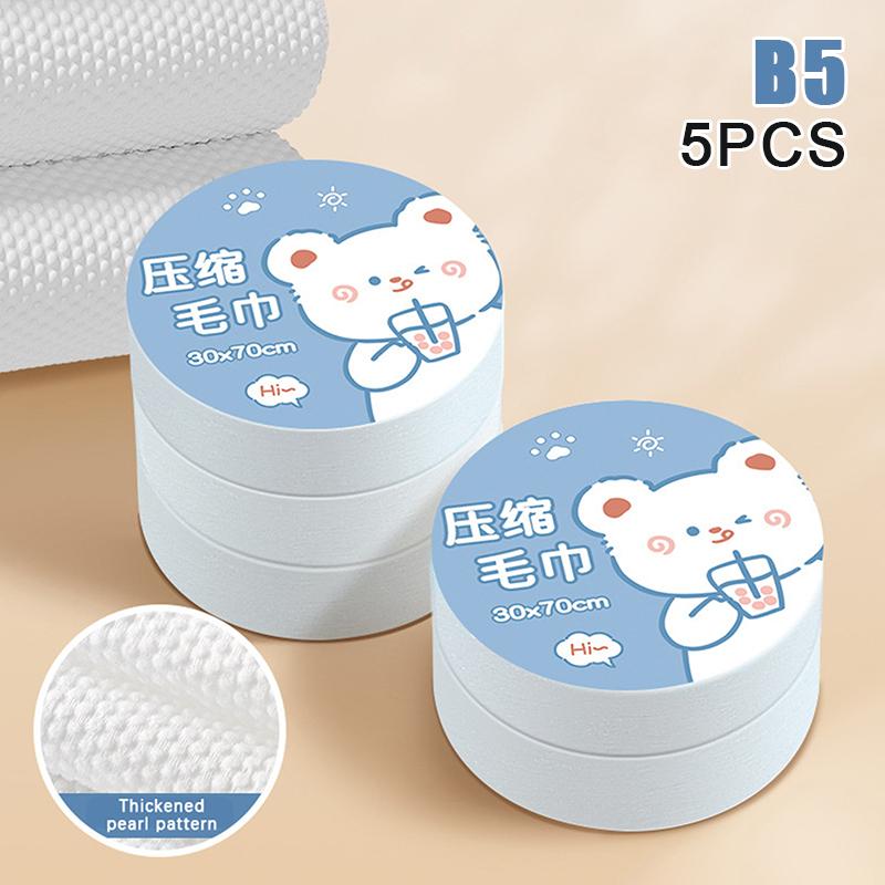 5/10pcs 30*70CM Disposable Compressed Towel Large Thickened Bath Towels Travel Hotel Bath Washable Towels Face Cleansing Towels