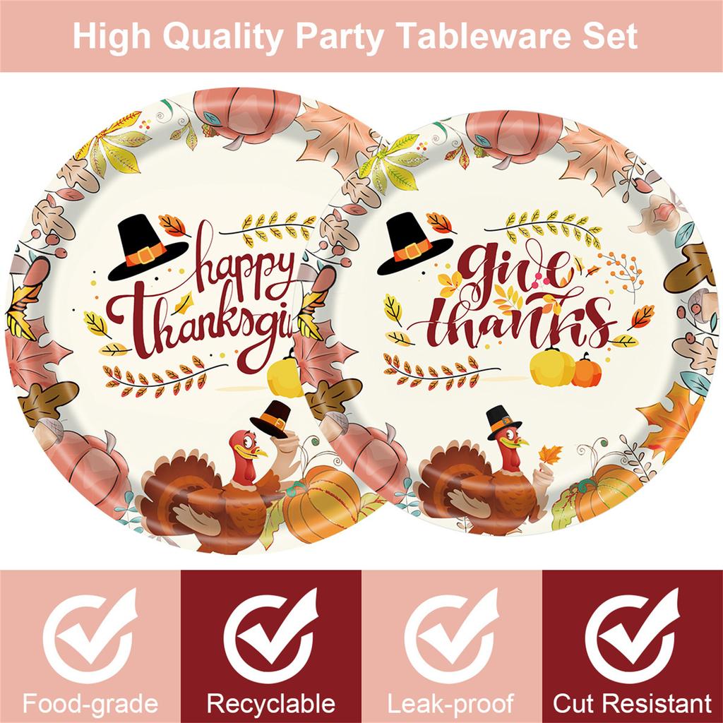 Thanksgiving Themed Party Decoration Set