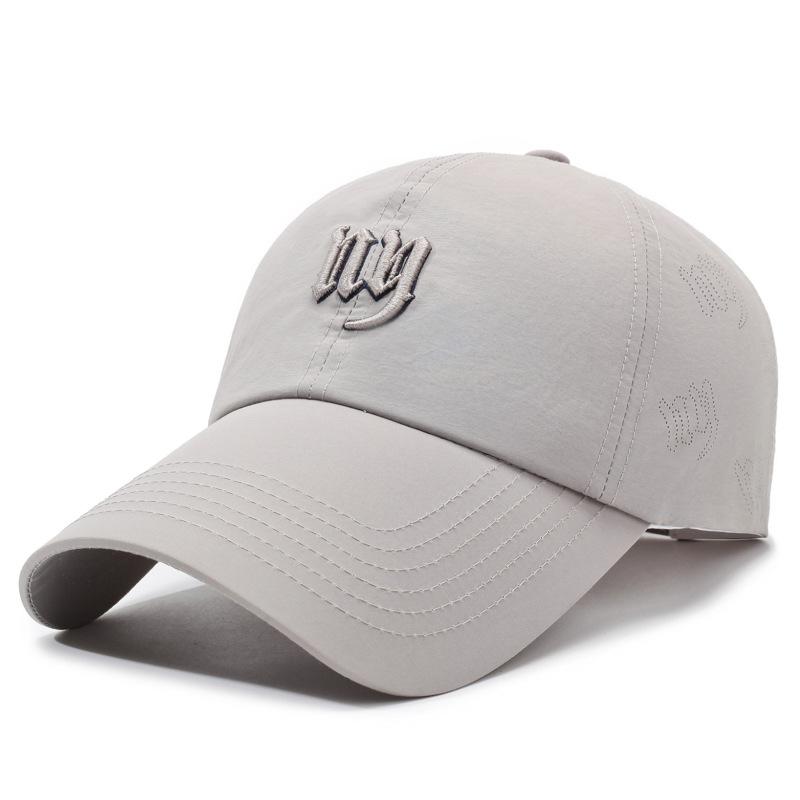 Quick-Drying Embroidered Letter Cap Women's Spring Autumn Sunshade Baseball Cap Men's Outdoor Cap