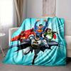 1 Stück Justice League Decke Polyesterfaser, Ganzjahreskomfort für Sofa, Bett, Büro, Auto, Camping, Ideale Heimdekoration & Geschenk, Bürokomfort