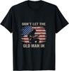 NON FAR ENTRARE IL VECCHIO Maglietta con bandiera americana vintage Maglietta unisex