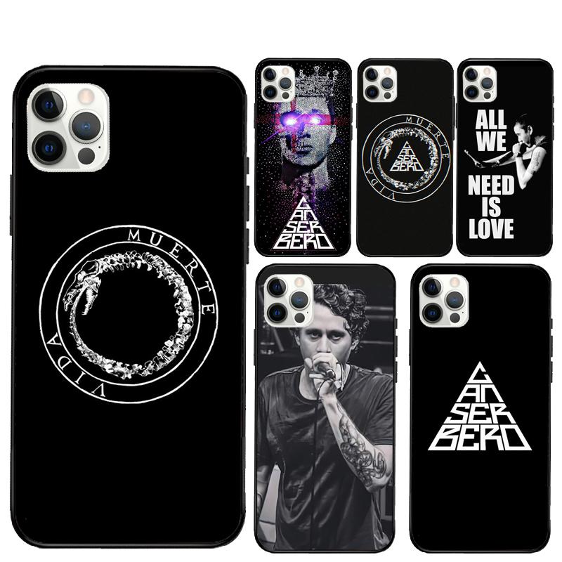 Residente Canserbero Phone Case For iPhone 16 Pro Max 11 12 13 Mini 14 15 Pro Max XR 15 16 Plus 16e Cover Coque
