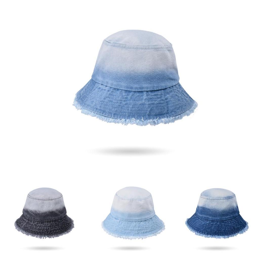 Casual Cotton Bucket Hat Lightweight Sun Protection For Travel And Beach