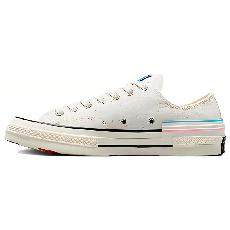Converse Chuck 70 Pride Versatile Low-Top Canvas Shoes Unisex Off-White