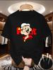 Quick Drying Clothes Popeye Fashion Youth Tops Tshirts Super Popular Couple Outfits Plus Size Short Sleeves