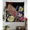 Virtual Anime Rock Band Gorillaz Colorful Tapestry Wall Hanging Hanging Tarot Hippie Wall Rugs Dorm Wall Art Decor