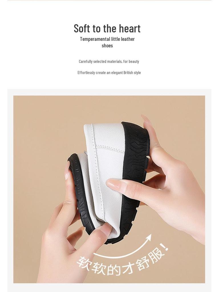 2024 Frühling & Herbst Damen Casual Flache Krankenschwestern-Loafer mit Sehnensohle