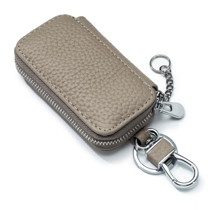 Neue Leder Mode Herren Schlüsseltasche, einfache Mini Damen Auto Schlüsseltasche, Haushalts Schlüsseltasche Universal
