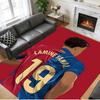 Anti‑Slip Crystal Velvet Floor Rug, Lamine Yamal Design Carpet for Indoor Living Bedroom Home Decoration