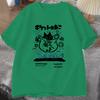Katzen T-Shirt Damen Lässig Persönlichkeit Rundhals Kurzarm Mode T-Shirt Katzenliebhaber Sommer Locker T-Shirts