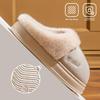 Cotton Slippers for Indoor, Home, and Outdoor Wear. Plush Warm, Thick Soled, Non Slip Cotton Shoes for Men, Floor Slippers