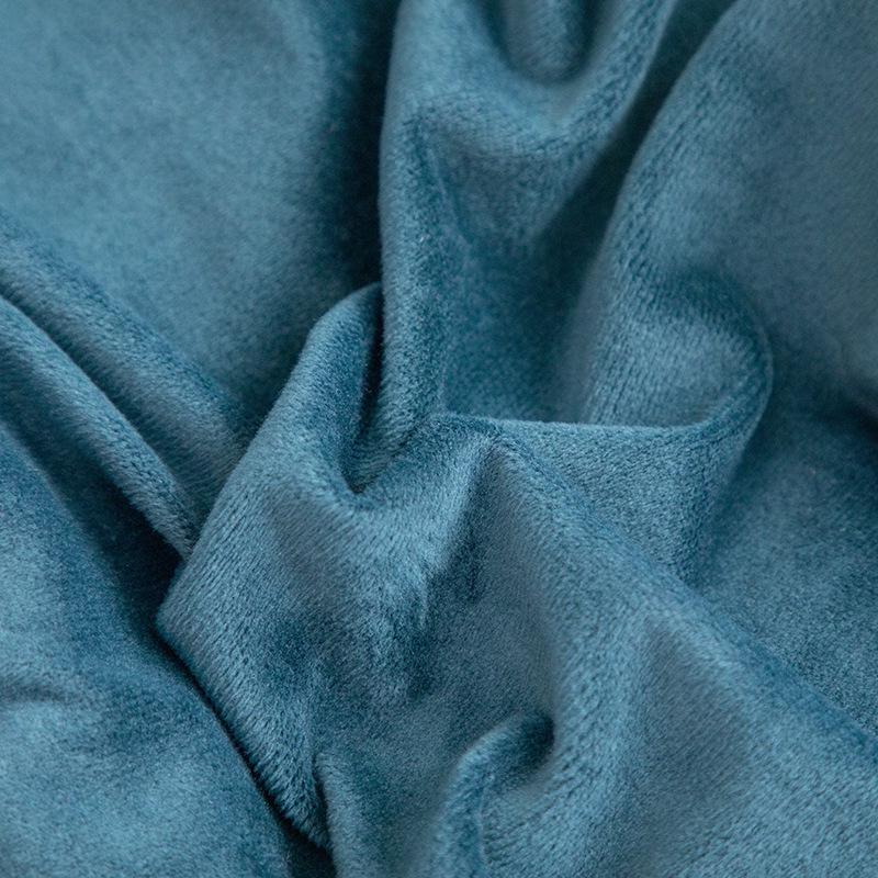 Modern Minimalist Double-Sided Embroidered Fleece Baby Throw Pillow Blanket 