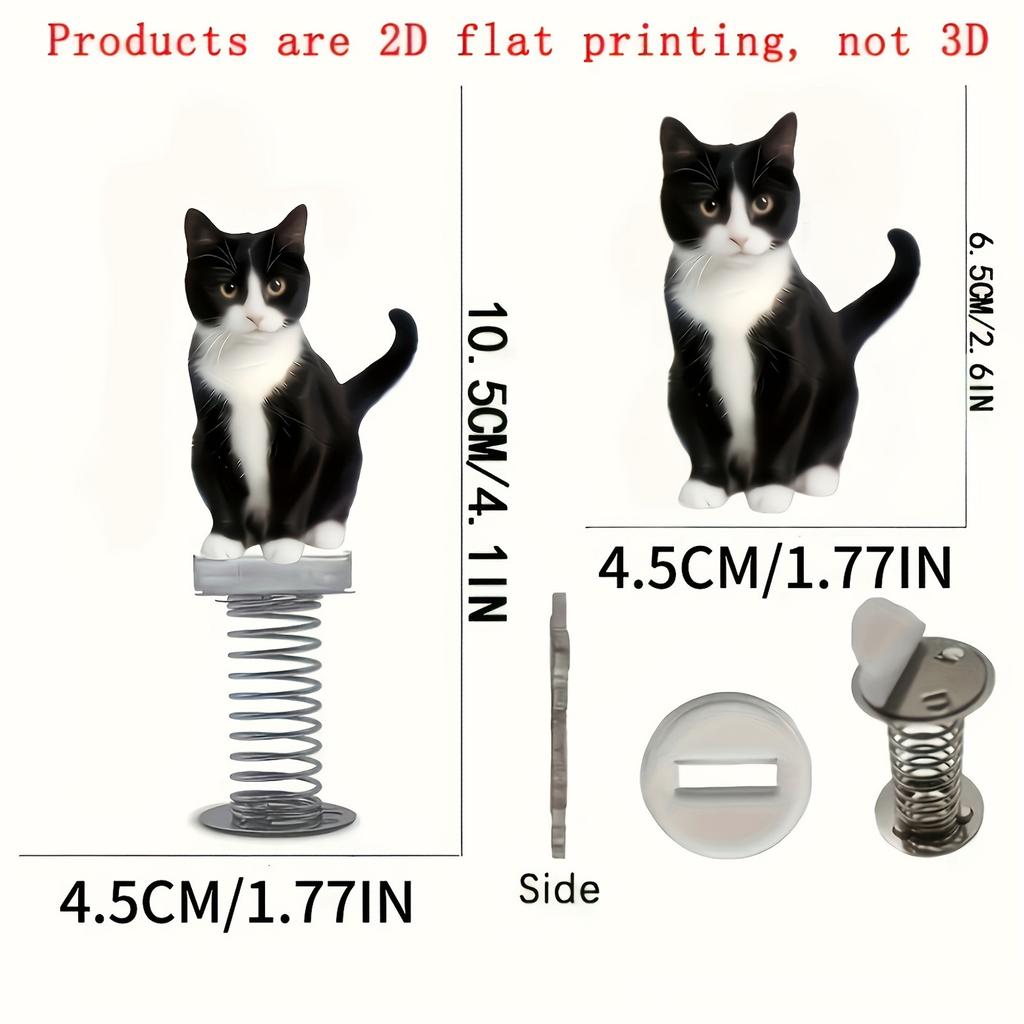 Car Accessories Dashboard Decorations,Shaking Cats Bobblehead Dashboard Car Decors for Women Car Interior Desk Ornaments