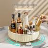 Multifunctional Rotating Kitchen Rack & Makeup Organizer