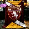 1pc Torino Football Club Blanket, Cozy Printed Throw Blanket, A Heartfelt Gift for Your Family and Friends