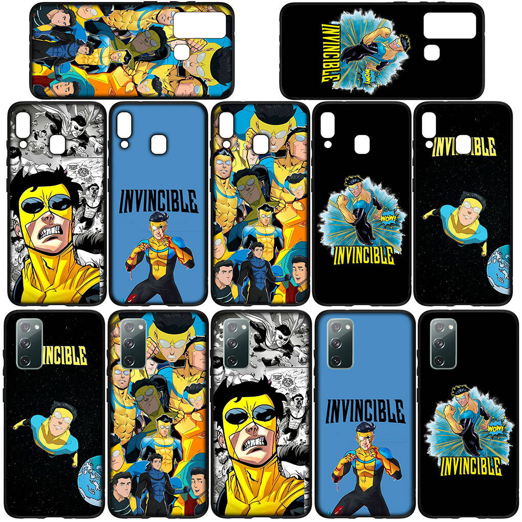 Phone Case for Samsung Galaxy S25 S23 S22 S24 Ultra FE A05 A06 A15 A16 A36 A37 A35 A54 A55 A56 A57 A25 A26 A53 A17 Funda I-Invincibles Collage Cover