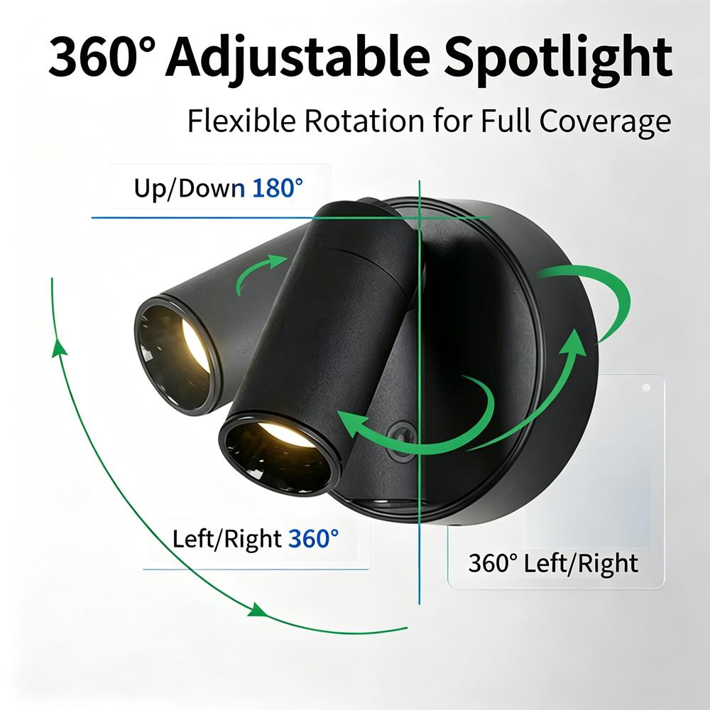 Rechargeable LED Wall Lamp Touch Night Lights Aluminium Magnetic Spotlight 360° Rotation for Bedroom Bedside Reading Lighting