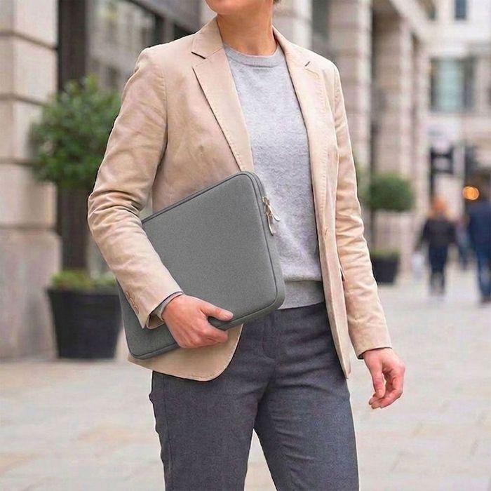 Housse Ordinateur Portable 13" - Compatible avec MacBook Neo Pro Air 13 M2 M3 M4 M5 Lenovo Dell - Gris